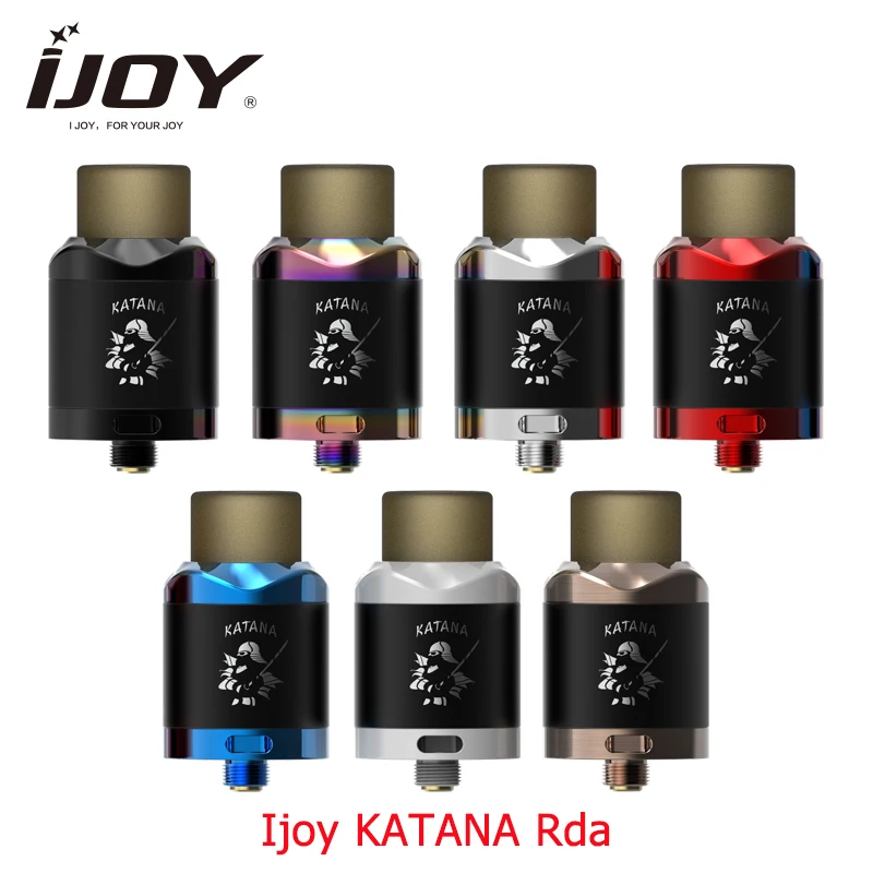 Электронные сигареты IJOY KATANA RDA 24 мм диаметра 810 PEI капельного наконечника с Squonk