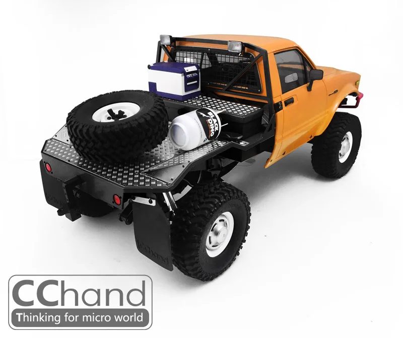 CChand металлическая застежка для заднего изгиба RC4WD 1/10 TF2 Mojave RC автомобиль