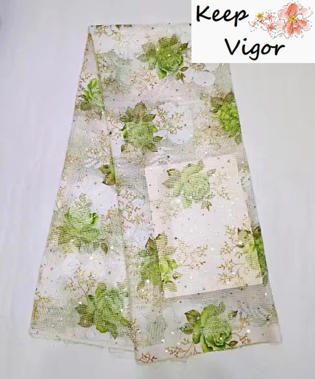 (5 метров) в африканском стиле пять цветов вышивка марли Чистая розы печатные