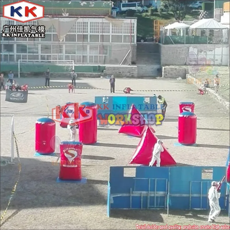 Коммерческое спортивное оборудование CS лазерные надувные бункеры для пейнтбола