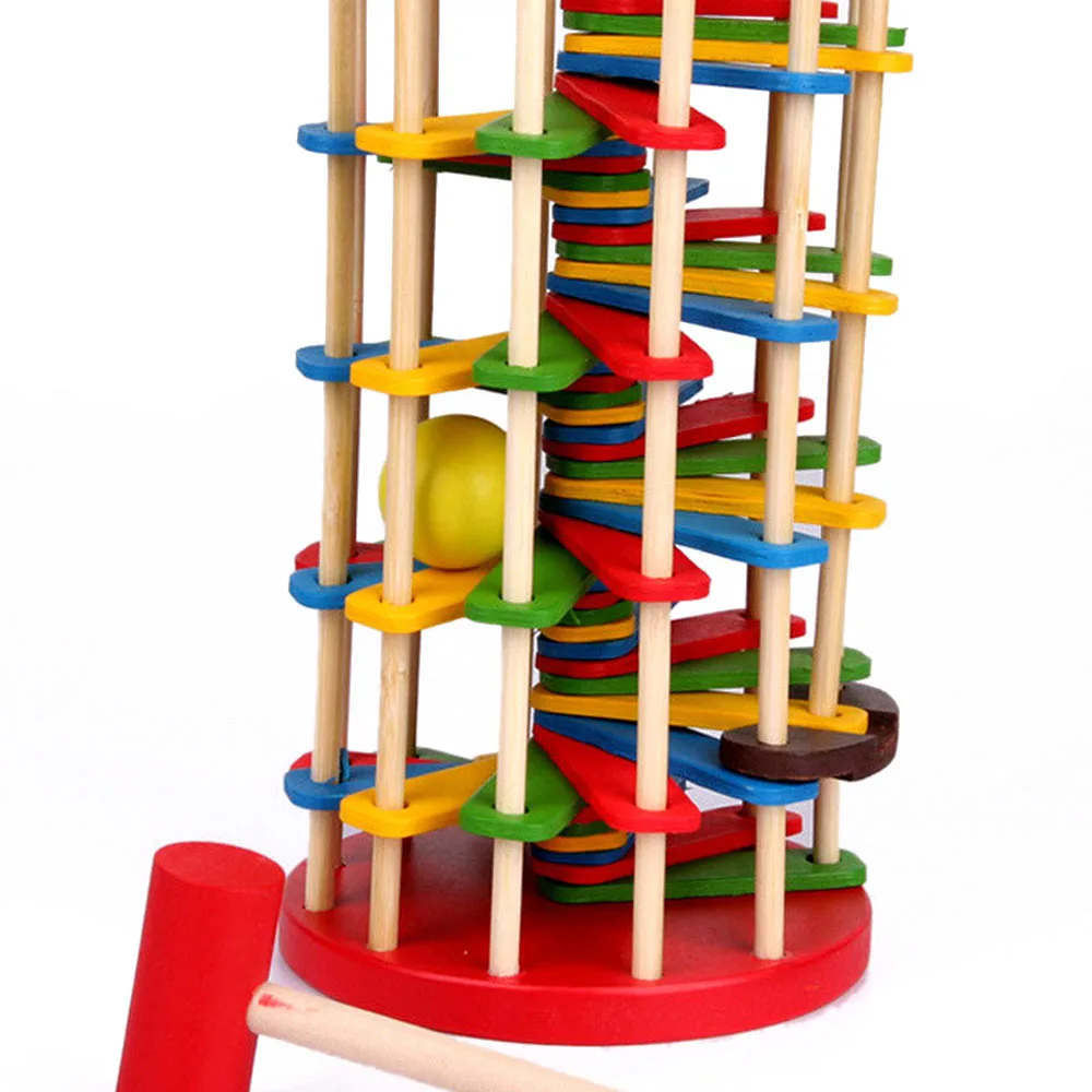 Ранние развивающие красочные игрушки для детей Детские Деревянные Монтессори