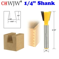 1pc 14 degree 916 dovetail joint router bit 14 shank woodworking cutter tenon cutter for woodworking tools