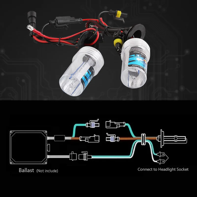 2 шт. HID Xenon H1 лампа 55W 3000K 4300K 5000K 6000K 8000K 10000K 12000K авто светодиодные лампы 12 В фар автомобиля H1 ксеноновые лампы Противотуманные фары