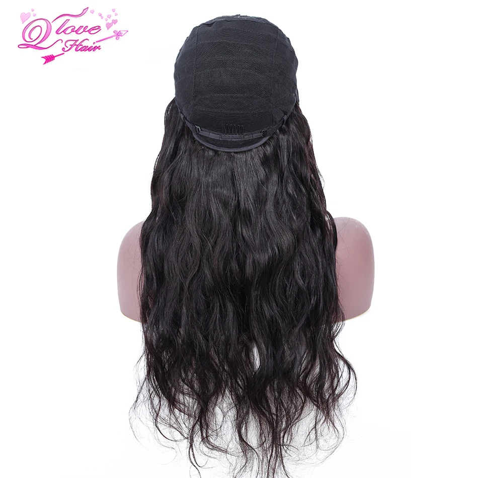 

Qlove Hair Body Wave Lace Front Wig 32 inch Body Wave Human Hair Wigs for Women Brazilian Pre-Plucked Lace Front Human Hair Wigs