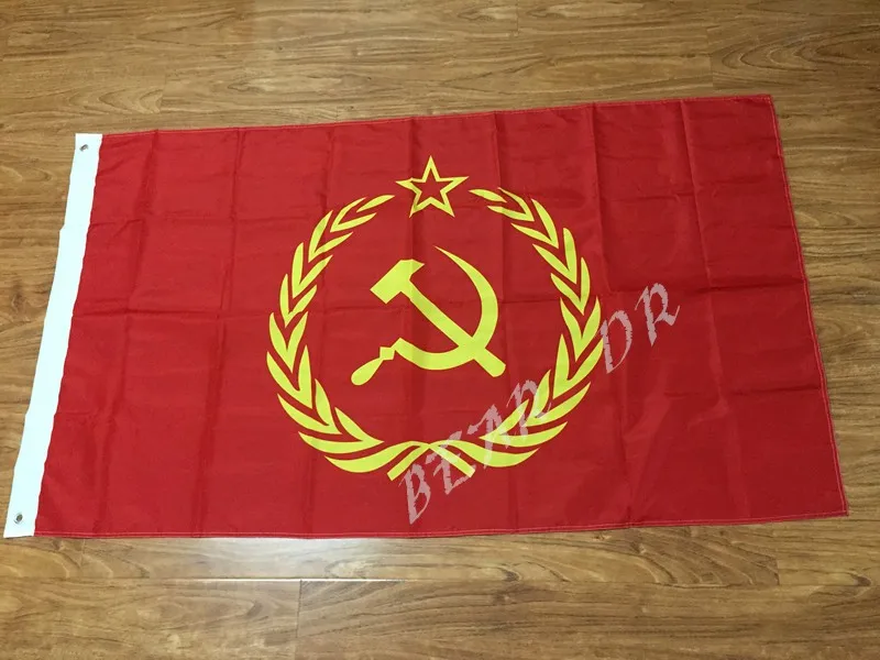 Флаг СССР коммунизма холодной войны СССР 90x150 см CCCP красные коммунистические флаги и баннеры для/День Победы/Национальный день/