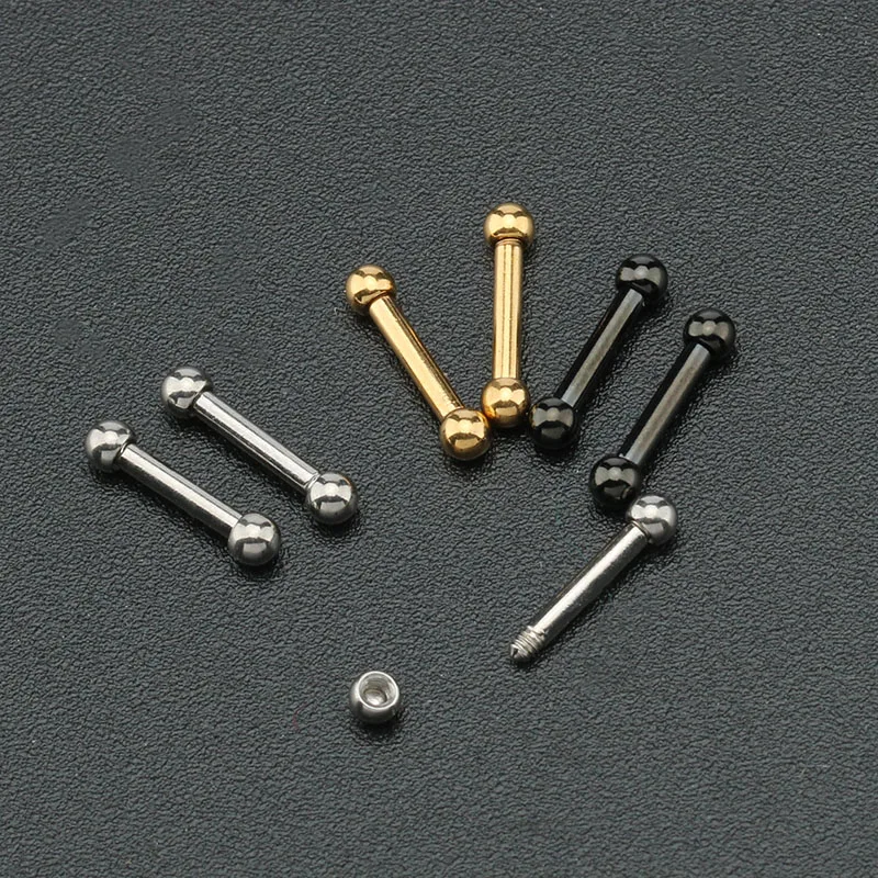 Невидимые серьги гвоздики для ушей из нержавеющей стали серебристого