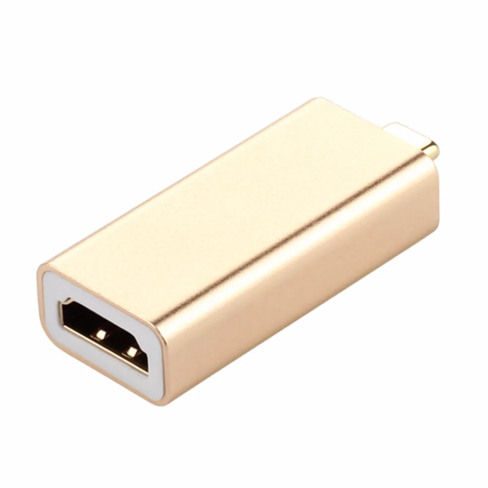 Алюминиевый USB 3 1 Type C (Совместимость с Thunderbolt 3) к HDMI 2 0 (4K @ 60Hz) адаптер конвертер