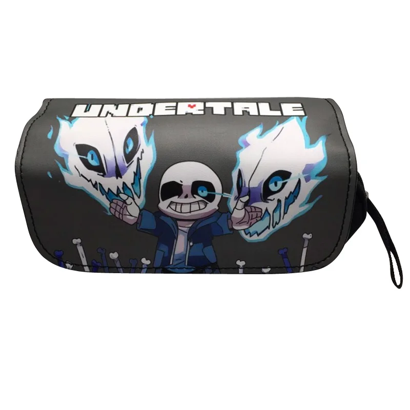 Чехол для карандашей с мультяшными играми Undertale сумка макияжа на молнии