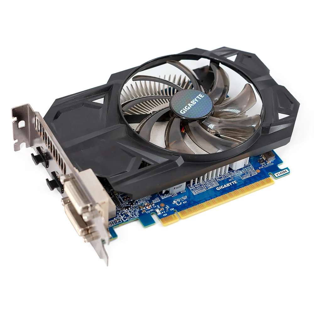 Gigabyte GV N75TD5 2GI оригинальные видеокарты 128 бит GTX 750 Ti 2G GDDR5 видеокарта 2 * DVI HDMI для Nvidia
