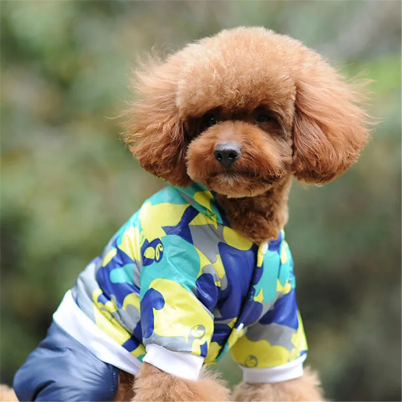 Зимняя одежда для собак комбинезон roupa para cachorro ropa perro теплая пуховик куртка костюм