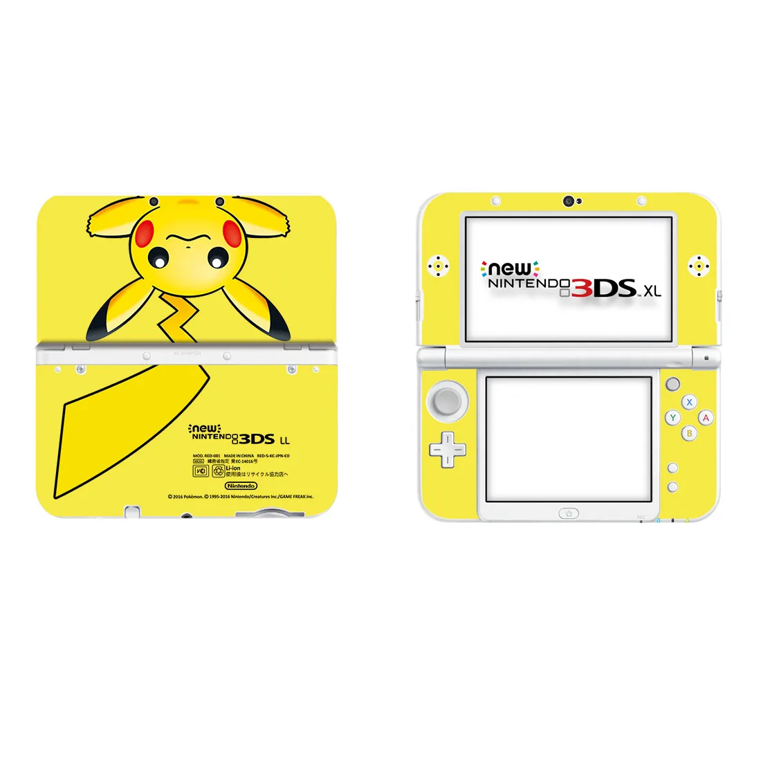 Для Pokemon GO Пикачу виниловая накладка наклейка Кожа Наклейка для NEW 3DS XL Скины Наклейка s для NEW 3DS LL виниловая кожа Наклейка протектор