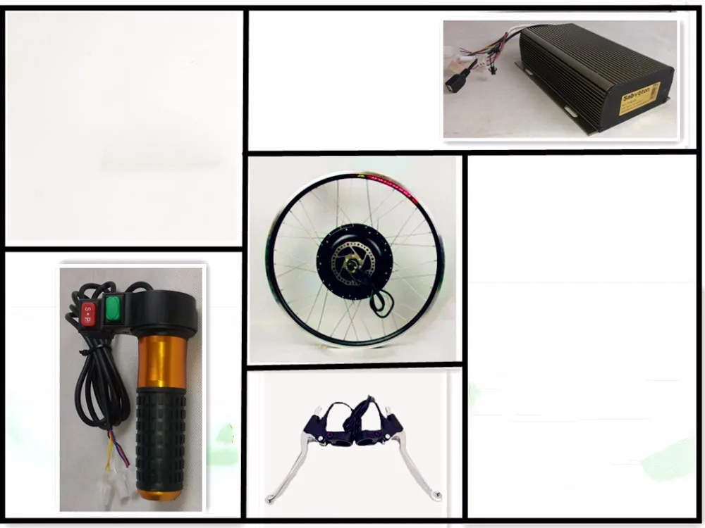 90Kph 72V 2200W комплект для переоборудования электрического велосипеда с 45H магнитами