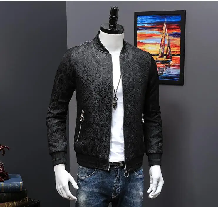 

2019 new fashion men jacket customized design B051