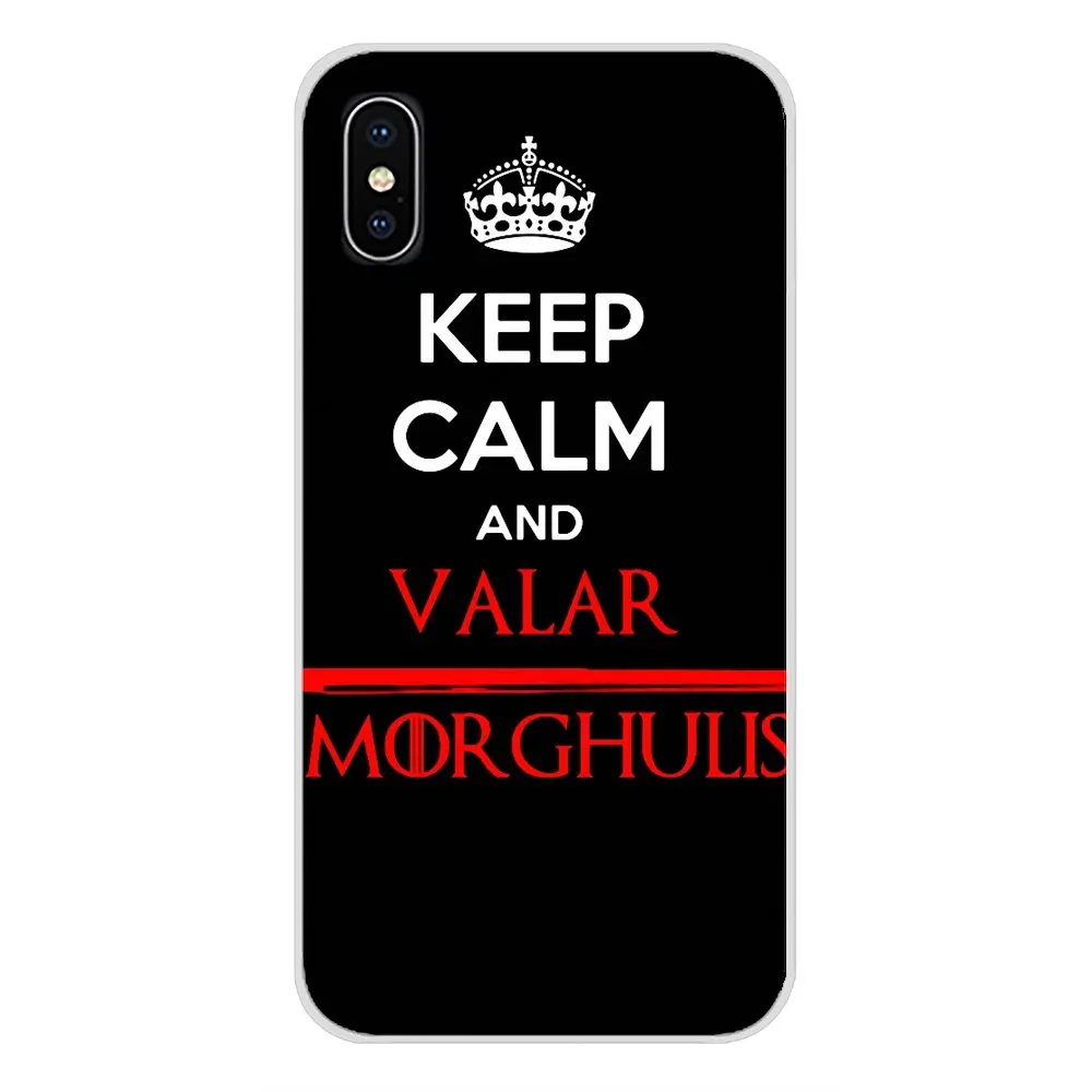 Мягкий ТПУ чехол HanHent Valar Morghulis Игра престолов для Nokia 2 3 5 6 8 9 230 3310 1 7 Plus LG Q6 X