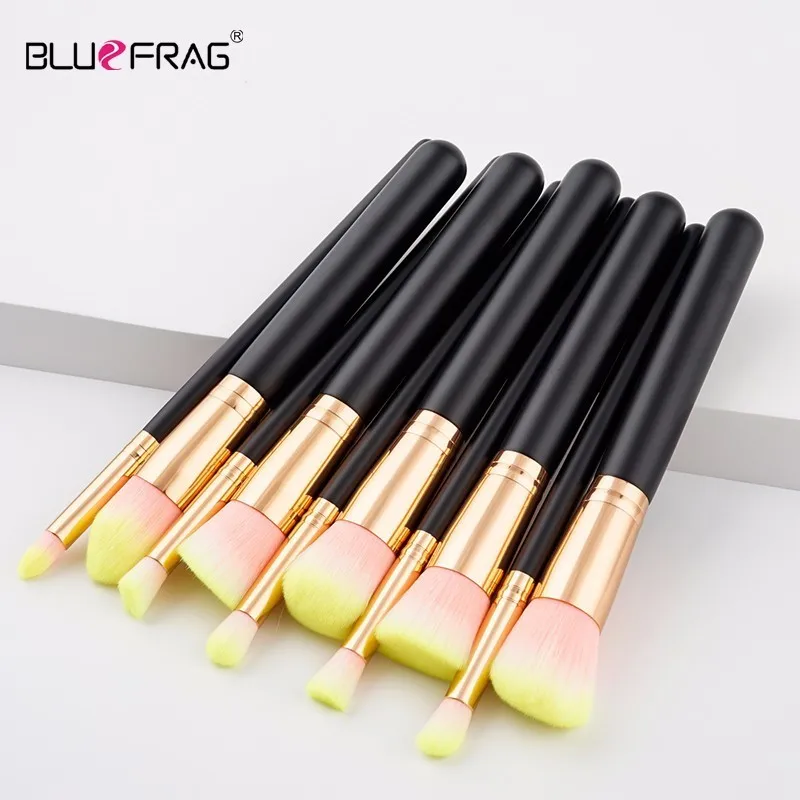 Кисти для макияжа BLUEFRAG фирменные инструменты мощная основа тени век растушевка