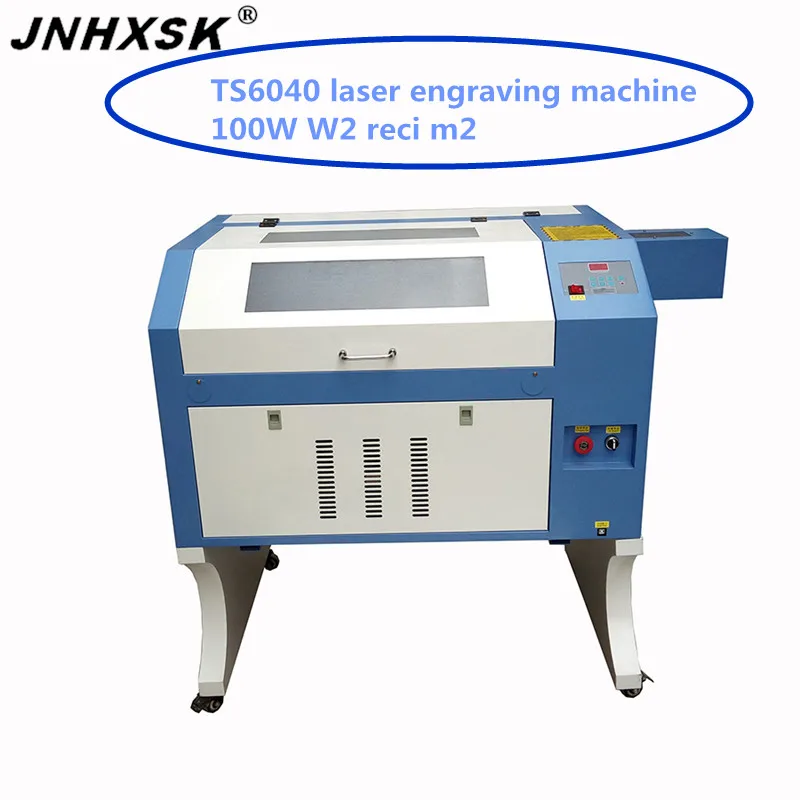 JNHXSK TS4060 100 Вт лазерный гравировальный станок для акрилового плексигласа мини