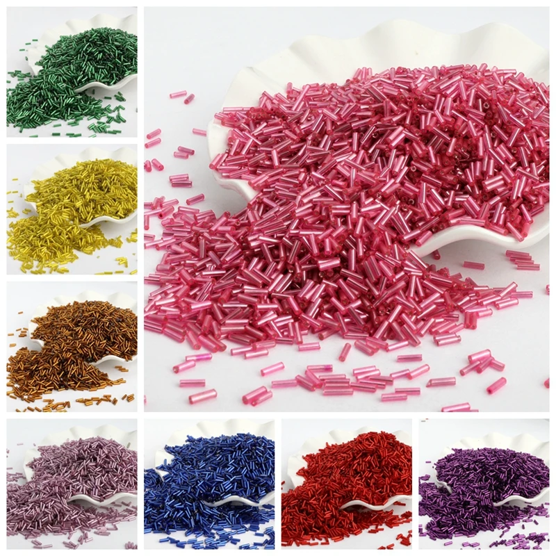 400 шт./лот 2x6 мм Австрийские кристаллы длинные трубчатые бусины из чешского стекла