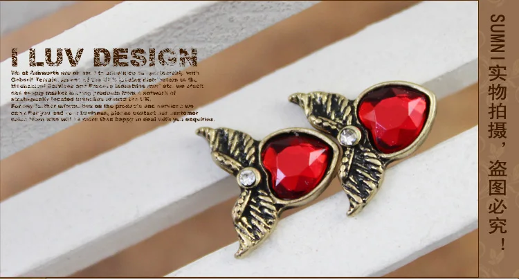 Модные ювелирные изделия Новый дизайн Оптовая Продажа крылья Ангела сердце