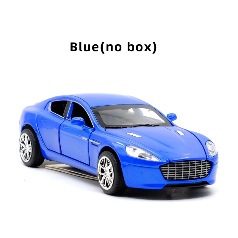 blue 1:32, Martin, модель спортивного автомобиля из сплава, литая под давлением, шесть дверей, открывающийся звуковой светильник, Супер гоночный автомобиль, горячее предложение, колесо для детей - Цвет: blue
