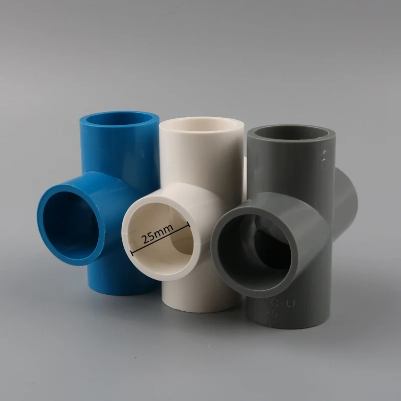 Соединитель крестовой из ПВХ для садовых систем полива 1 шт. 20 мм 25 трубка 1/2 дюйма