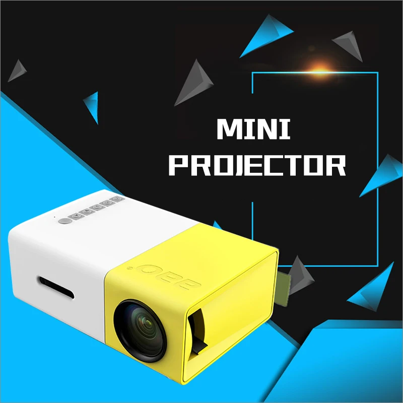 Новый Мини Портативный Проектор LED-HD ЖК-смарт Домашнего Кинотеатра Кино Видео