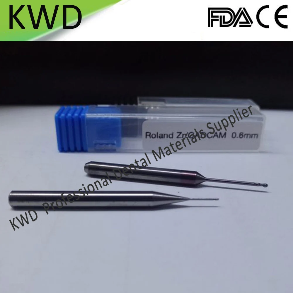 Стоматологическая лабораторная циркониевая фреза 2 шт. Roland DWX50 техник CAM