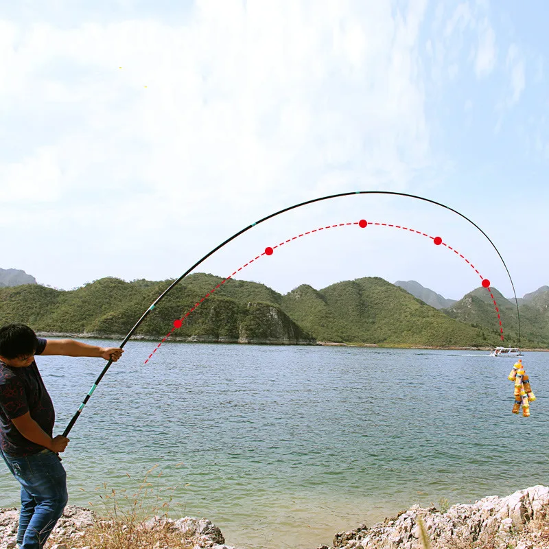 2.7m 3.0m 3.9m 6.3m Fishing Rod Ultra-light 8H 60T Ultra-hard 19 Tonalty Taiwan Fishing Oltas Hand Pesca Black Pit Fishing Canne enlarge