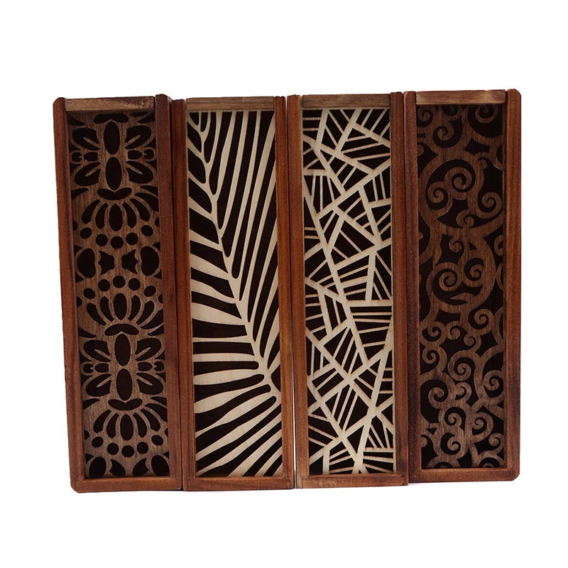 Полый деревянный пенал коробка для хранения креативный студенческий милый