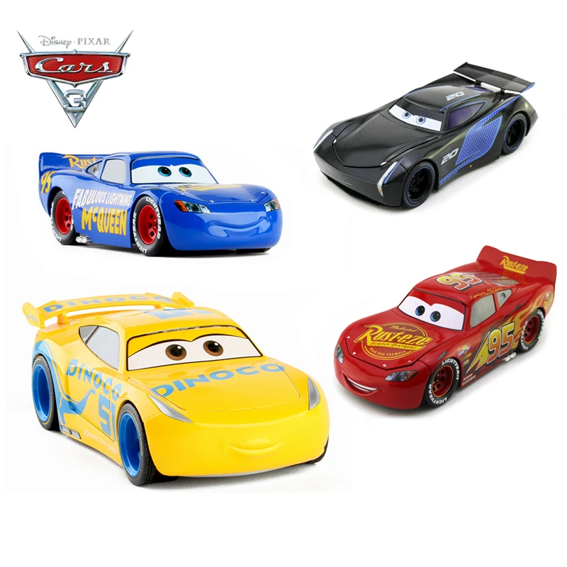 Disney &quotтачки 3 Diecasts Металлический Игрушечный Автомобиль детского подарка черный