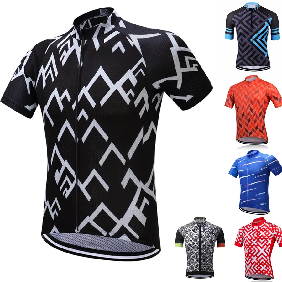 

2019 летние велосипедные майки, рубашки, крутая Мужская одежда для велоспорта, Майо, велосипедные топы с коротким рукавом для горных велосипе...