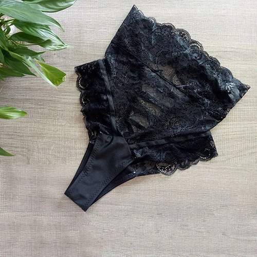 Женские модные сексуальные кружевные трусики с высокой талией|underwear thong|fashion