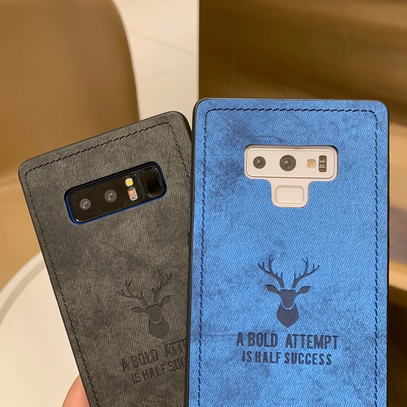 Мягкий чехол из ТПУ с рисунком оленя для Samsung Galaxy S8 S9 S10 Plus S10e M10 M20 M30 A10 A20 A30 A50 A40 A70 A9