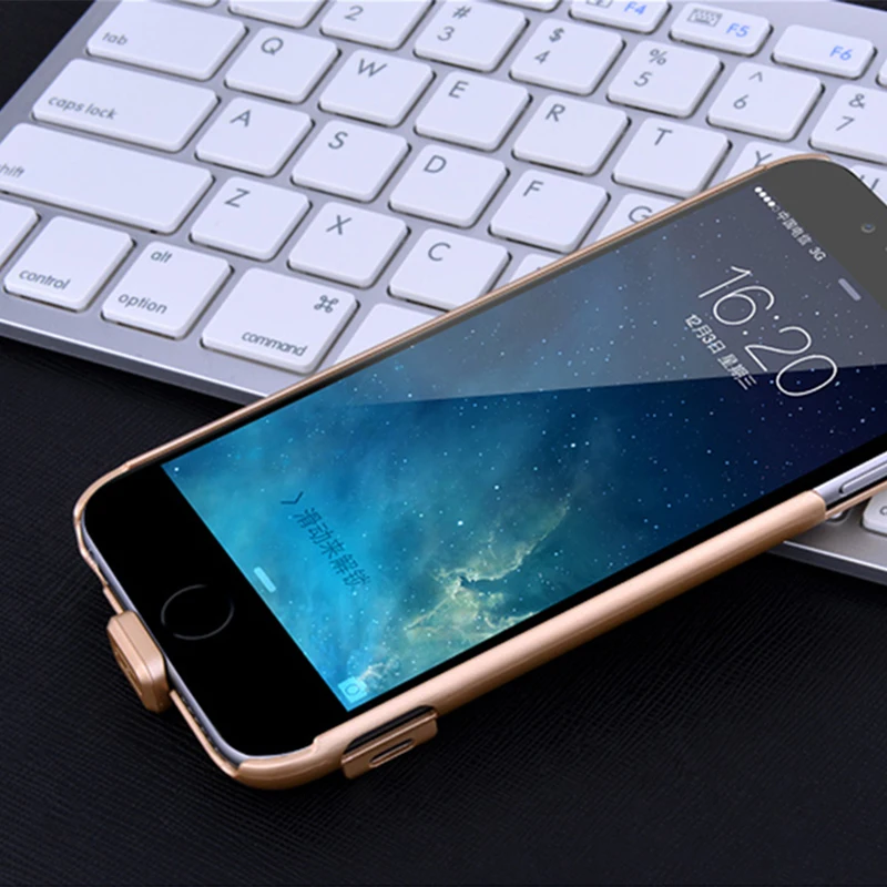 Для Apple iphone 7 plus Батарея Кейс 2000 мАч Ультратонкий смарт Внешний Портативный