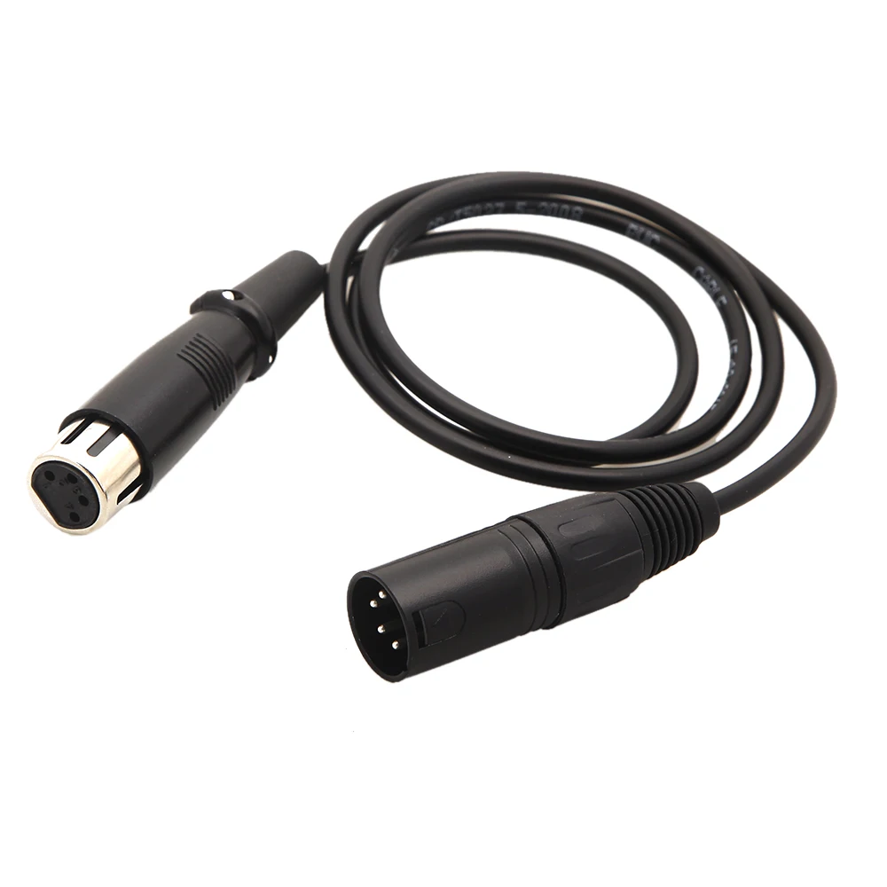 4 pin зарядный кабель с разъемом папа XLR Мощность длиной 1 м для DSLR Камера фон