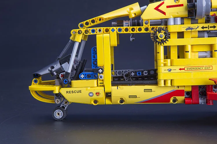 1056 шт Technic 2в1 спасательный большой вертолет Строительные блоки Набор кирпичей городской экскаватор модель детские игрушки подарок