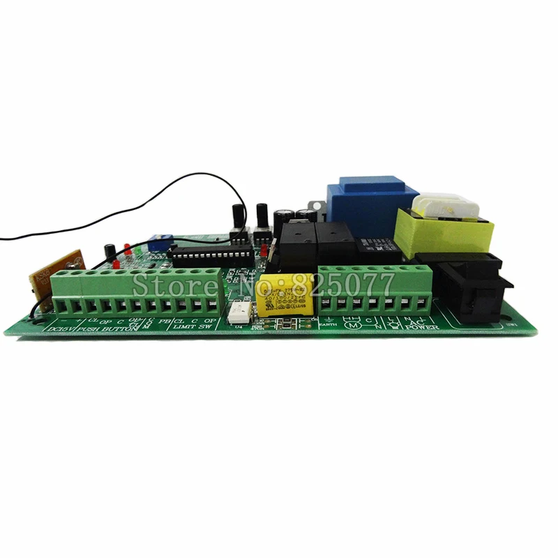 Панель управления для открывания раздвижных ворот переменного тока с 2 пультами