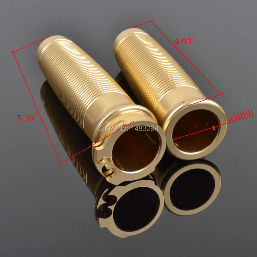 Golden 1Inch 25mm Custom Rough Crafts Handlebar Grips Fits For Harley 883R 883L Sportster Chopper Bobber Street Bob Fat Boy|for harley|grips for