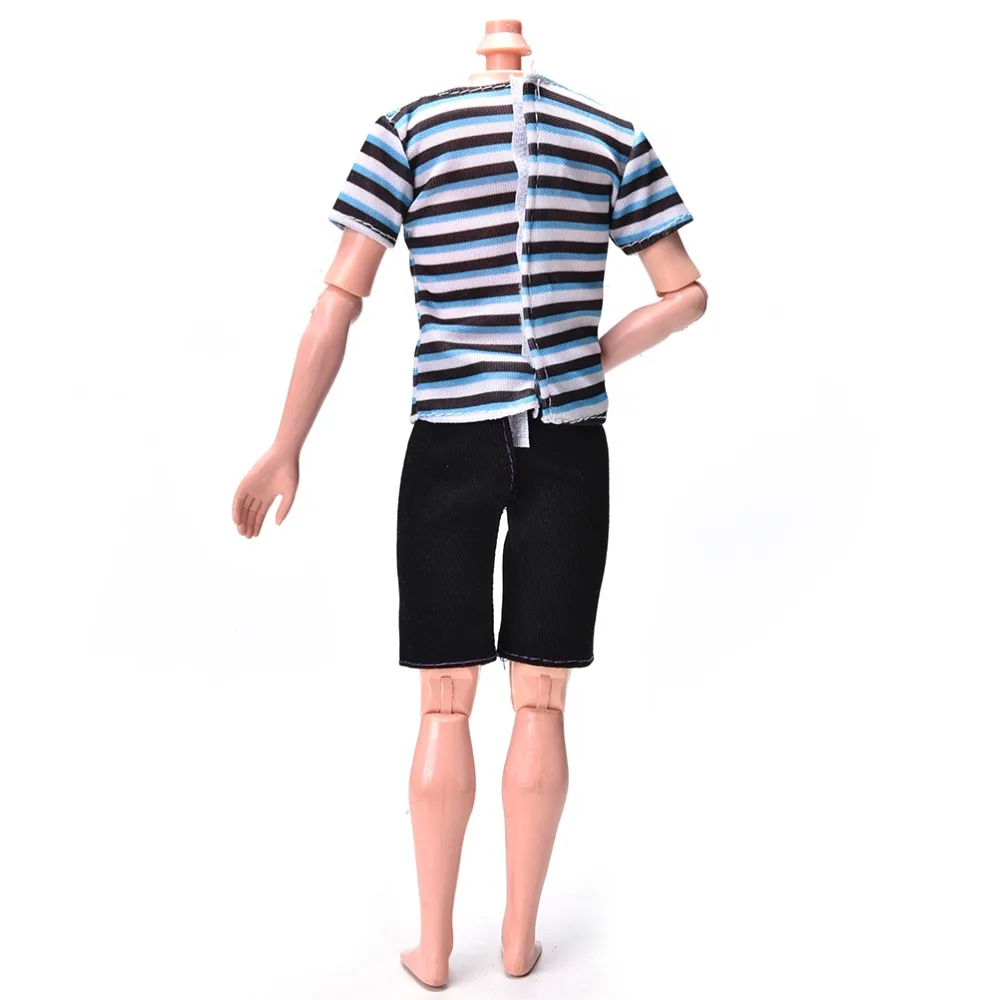 2 шт./компл. летний Повседневный крутой костюм ручной работы полосатая рубашка с