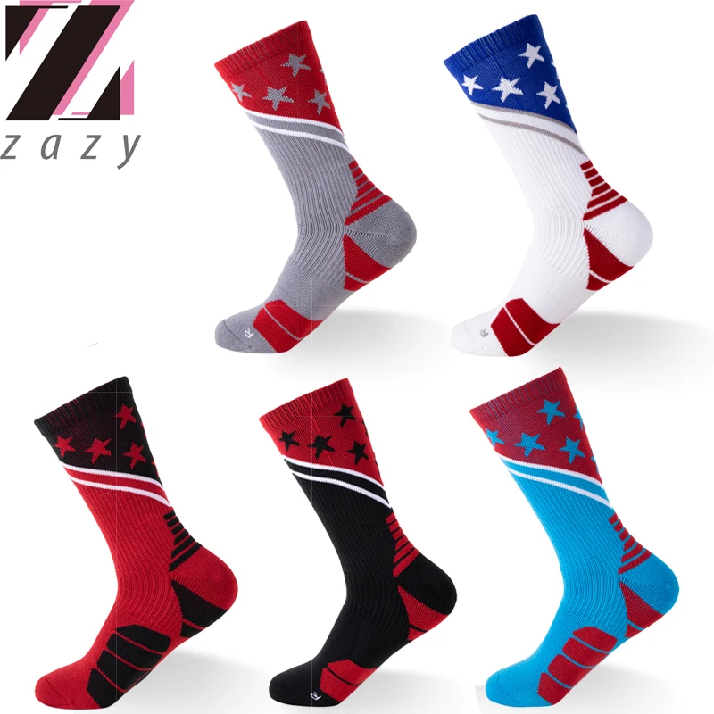 Хлопковый спортивный носок баскетбольные Компрессионные носки для бега