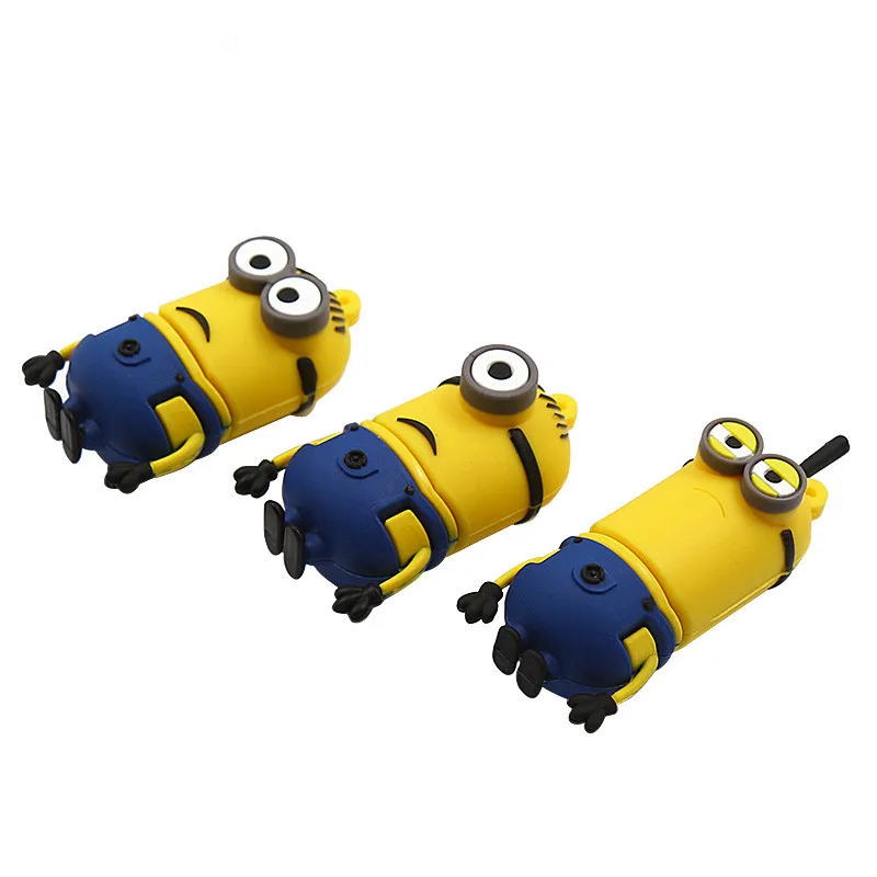 Смешные Миньоны Memory Stick 8 Гб 16 милый мультяшный флеш накопитель 64 ГБ 32 Usb флэш