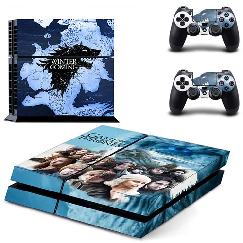 GYTM0992 Фильм Игра престолов наклейка для PS4 Стикеры Наклейка виниловая для sony Playstation 4 консоли и 2 контроллеры наклейка для PS4 Стикеры - Цвет: GYTM0992