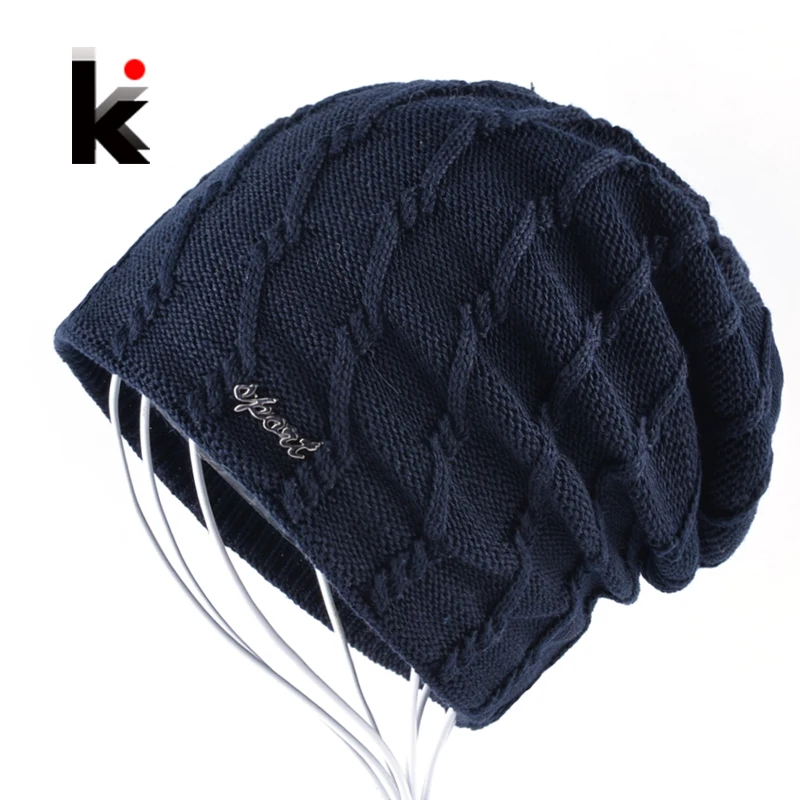 2017 зимние Шапки для мужчин шляпки шапочки Кепки Для женщин трикотажные полосатые