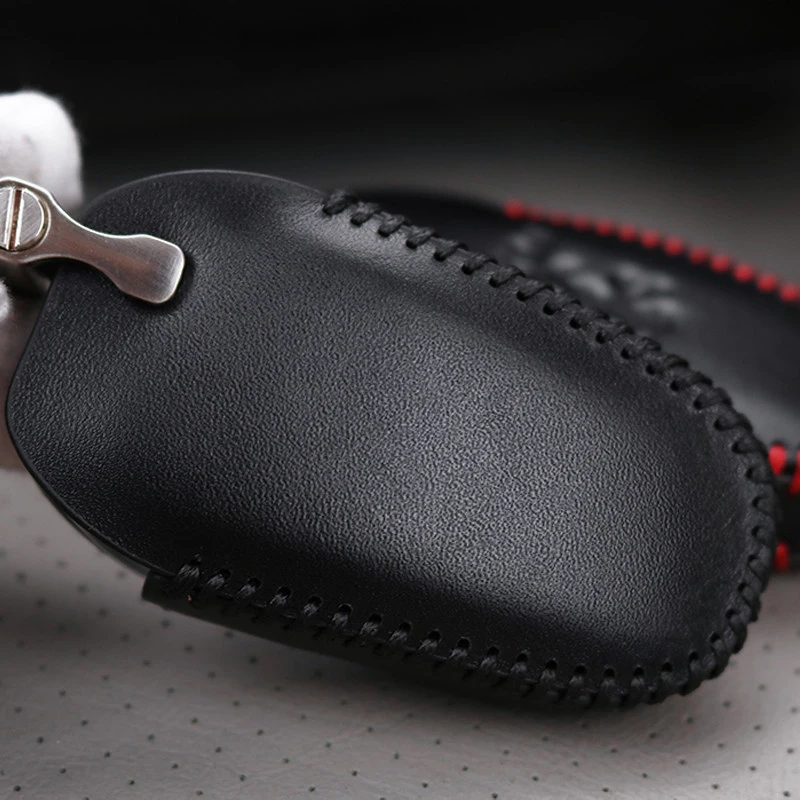 KUKAKEY чехол для автомобильного ключа из натуральной кожи Citroen C5 C6 C4L CACTUS C3XR DS с