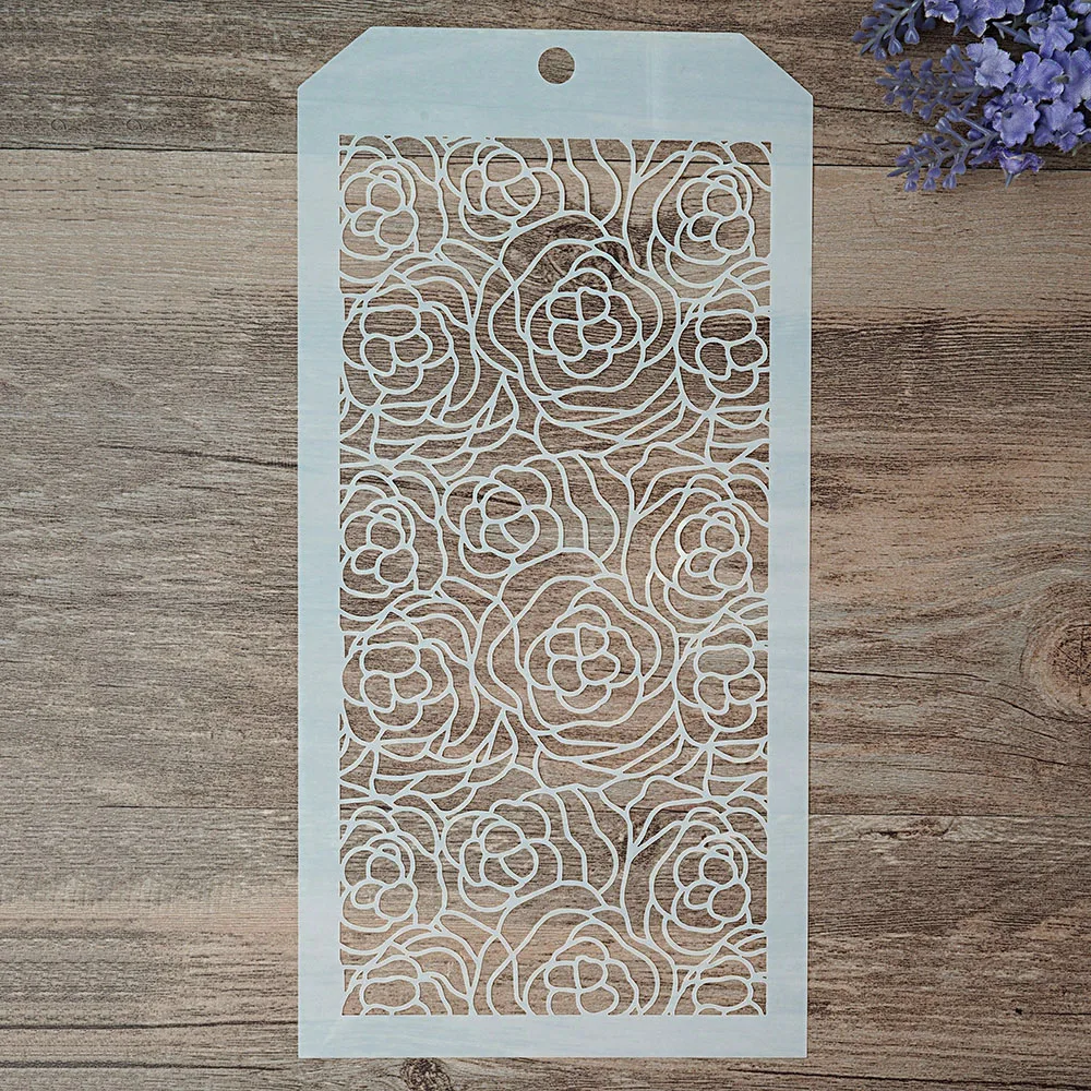 ST1224124 12*24 см DIY ремесло Многослойные трафареты для стен Живопись штампованная для скрапбукинга штампы альбом декоративное тиснение бумажные карты - Цвет: ST1224124