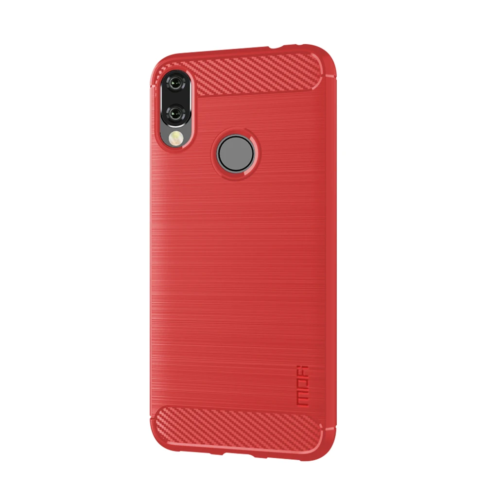 Красный Чехол MOFi для Xiaomi Redmi Note 7, роскошный мягкий чехол из ТПУ, силиконовый чехол для телефона s, задняя крышка для Xiaomi Redmi Note 7 - Цвет: Красный