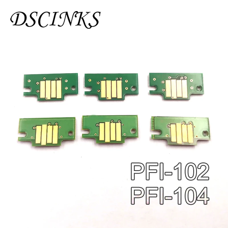 Картридж для Canon PFI104 чип IPF650 IPF655 IPF750 IPF755 IPF760 IPF765 IPF 650 655 750 755 760 765 PFI 102 104 PFI102|Чип