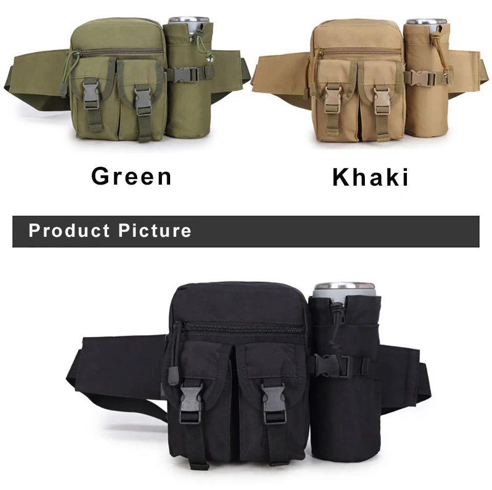 600D нейлон практические открытый поясная сумка для путешествий пеший Туризм