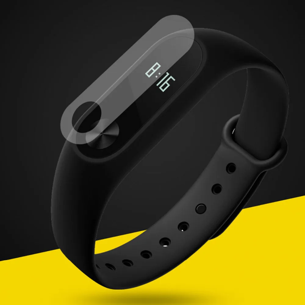 10 шт./лот закаленная пленка для Xiaomi Mi Band 2 Band2 защитная экрана Miband2 HD ультратонкая