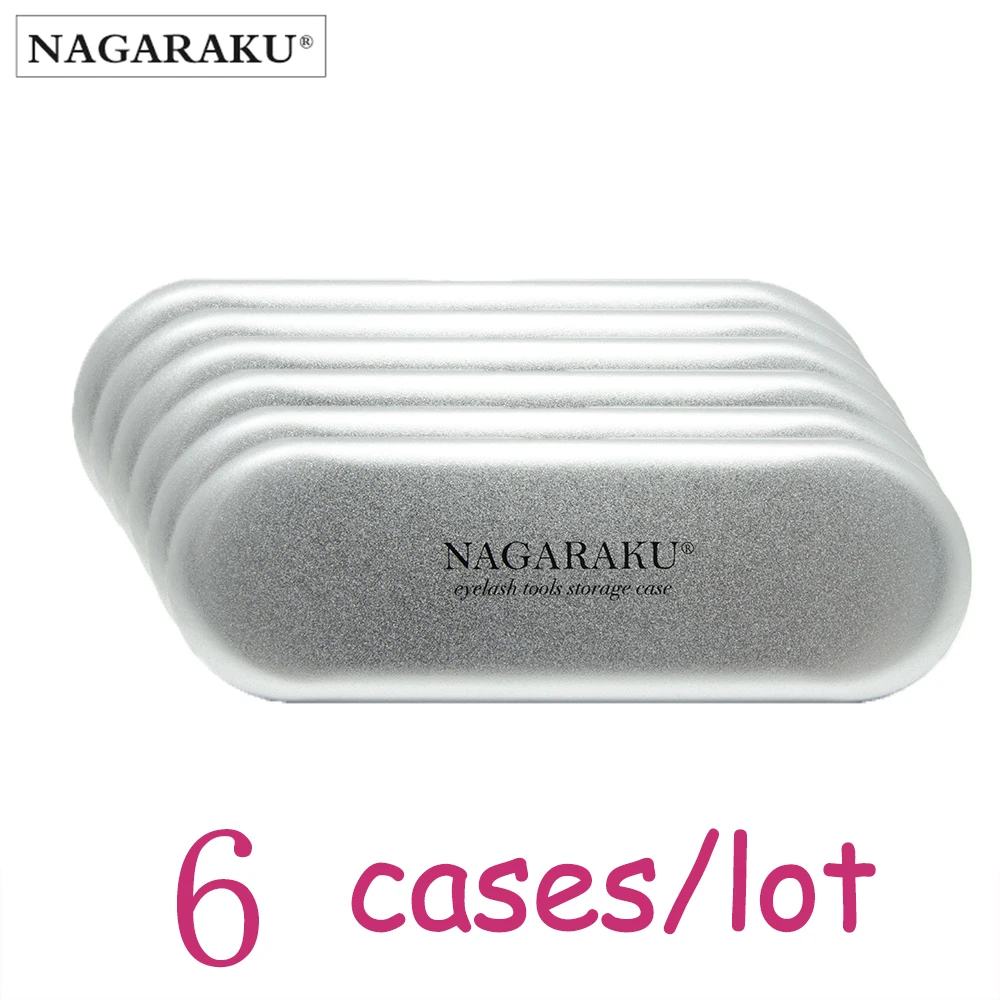 NAGARAKU 6 шт./лот пинцет для наращивания ресниц инструменты коробка пинцета