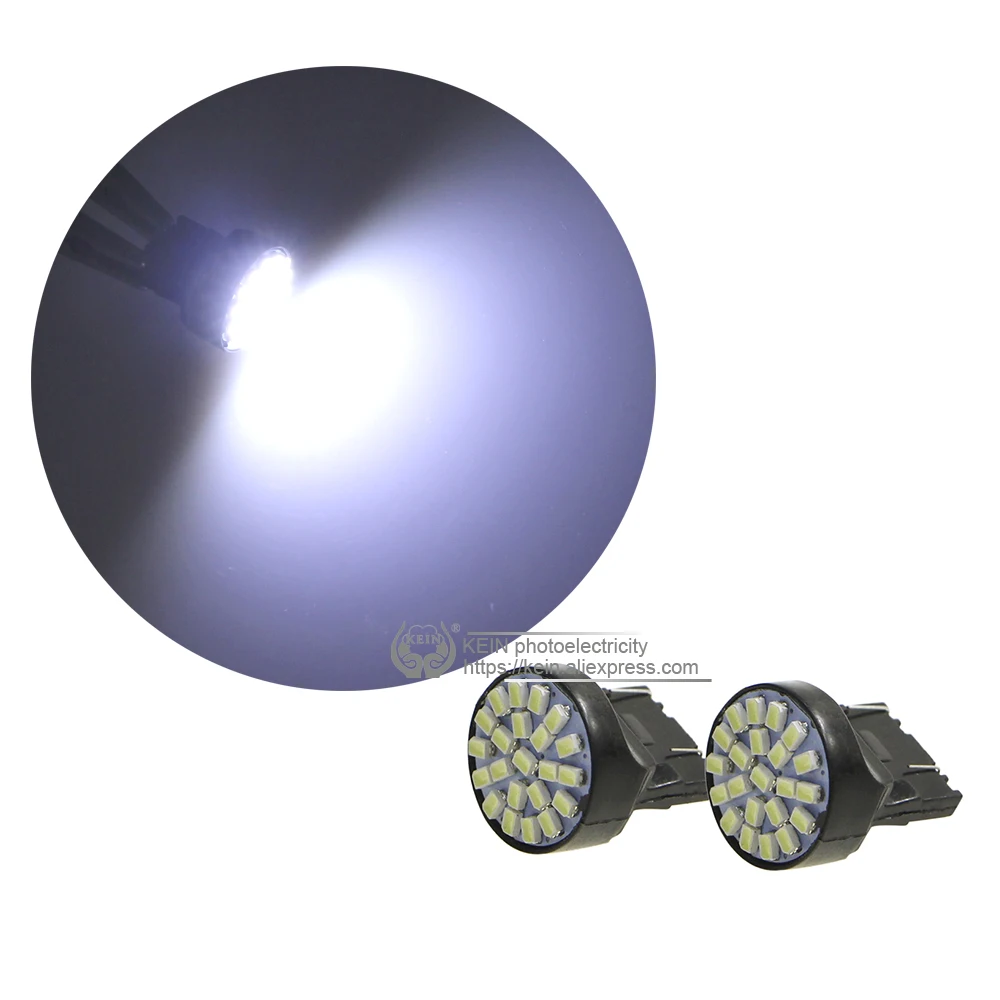 Светодиодный стоп сигнал KEIN для автомобиля 10 шт. 7443 T20 W21/5 Вт 3020 22SMD 12 В Mazda 3 MS3